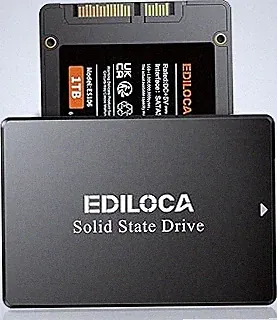 1TB SSD Internal Solid State Drive 2.5" SATA III 6Gb/s, 550MB/s Read Speed 3D TLC NAND, 1TB SATA SSD PC/Laptop Upgrade, Shock-Resistant & Drop-Proof(ES106)