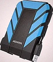 ADATA HD710 Pro - 1 TB External Hard Drive - Shockproof, Waterproof & Dustproof - Durable Storage - For Gamers, Students & Professionals - Mac, PC & Linux Compatible - Blue - AHD710P-1TU31-CBL