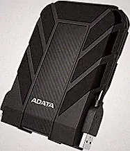 ADATA HD710 Pro - 4 TB External Hard Drive - Shockproof, Waterproof & Dustproof - Durable Storage - For Gamers, Students & Professionals - Mac, PC & Linux Compatible - Black - AHD710P-1TU31-CBK