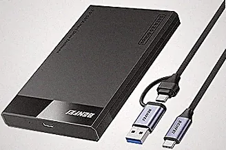 BENFEI 2.5 Inch SATA to USB Tool Free External Hard Drive Enclosure (6Gbps, Optimized for SSD, Support UASP SATA III)