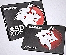 Bestoss 2,5 Zoll 2TB SSD SATA III 6Gb/s interne Festplatte für PC oder Laptop, internes State Drive, bis zu 550 MB/s, Computer-Speicher-Upgrade für Büro, Studenten, Home Entertainment
