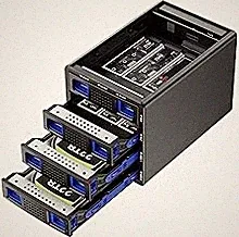 CENMATE Hybrid 2*2.5/3.5" SATA HDD/SSD+6* M / B+M Key M.2 NVMe Enclosure with Cooling Fan and USB A/C 3.2 Gen 2, Hard Drive Enclosure Support 92TB(2*22TB HDD+6*8TB 2230/2242/2260/2280/22110 SSDs)