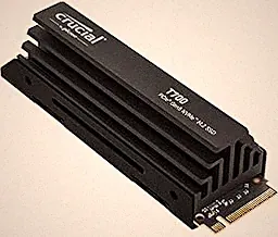 Crucial T700 PCIe Gen5 NVMe 4TB SSD with Heatsink, Up to 12,400MB/s, TLC NAND, Intel & Ryzen Compatible, for Hardcore Gaming & High-Speed Storage, Solid State Drive – CT4000T700SSD5