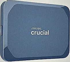 Crucial X10 4TB Portable SSD, Up to 2,100MB/s, USB 3.2 USB-C, External Solid State Drive, Compatible with Windows, Mac & Android, Durable Storage for Games, Photos & Files, Blue - CT4000X10SSD9-02