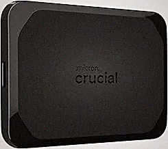 Crucial X10 4TB Portable SSD, Up to 2,100MB/s, USB 3.2 USB-C, External Solid State Drive, Compatible with Windows, Mac & Android, Durable Storage for Games, Photos & Files, Black – CT4000X10SSD9C02