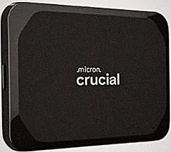 Crucial X9 CT1000X9SSD902 Tragbare SSD, 1 TB, bis zu 1050 MB/s, USB 3.2 USB-C, externes Solid-State-Laufwerk, kompatibel mit Windows, Mac und Android, zuverlässiger Speicher für Spiele, Dateien und