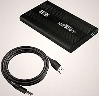 ELASO USB 3.0 External Backup Hard Drive Slim Case Enclosure 2.5" Portable HDD Sata SSD