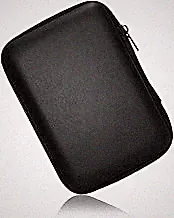 Hard Drive Carrying Case Storage Organizer Bag Multi-Purpose Universal Carry Pouch Compatible with Western Digital WD Elements Seagate, 2.5’’ EVA Shockproof Travel Case (Black)