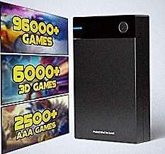 Kinhank 12TB HDD Retro Gaming Hard Drive with 96000+ Classic Games, Include 6000+ 3D Games, USB 3.0, 12tb External Portable Game Hard Drive Disk for Win 7/8/10/11