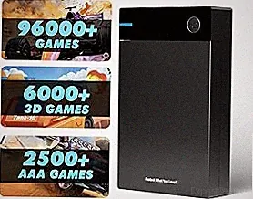Kinhank 12tb Retro Game Hard Drive with 96000+ Games, Retro Game Consoles Compatible with 400+ Emulators, Portable Game Hard Drive Disk Compatible with Win 7/8/10/11