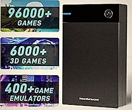 Kinhank 12tb Retro Game Hard Drive with 96000+ Games, Retro Game Consoles Compatible with 400+ Emulators, 6000+3D Games, Portable Game Hard Drive Disk Compatible with Win 7/8/10/11