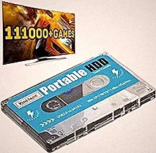 Kinhank 500G Portable External Game Hard Drive Disk, Built-in 111000+ Games, Batocera 33 Game System, for Laptop/PC/Windows/, (No Gamepad)