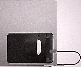 kwmobile Elastic Sleeve Compatible with SanDisk Portable SSD, Samsung T7, Crucial X8, HDD Case - Stretchy Elastane Adhesive External SSD Holder - 10x7cm & 8x7cm Pockets - Black Matte