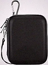 Lacdo Hard Drive Carrying Case for Seagate Portable/Seagate One Touch/Game Drive for PS5 / Ultra Touch Portable External Hard Drive HDD 1TB 2TB 4TB 5TB USB 3.0 Shockproof Travel Bag, Full Black