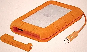 LaCie Rugged Thunderbolt USB 3.0 1TB External Hard Drive Portable HDD (STEV1000400)