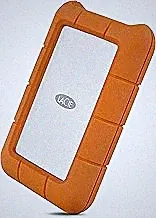 LaCie Rugged Thunderbolt USB-C 5TB External Hard Drive Portable HDD – USB 3.0 compatible, Drop Shock Dust Water Resistant, 1 Mo Adobe CC (STFS5000800)