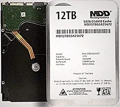 MDD 12TB 7200RPM SATA 6Gb/s 256MB Cache 3.5inch Internal Desktop Hard Drive, MD12TBGSA25672