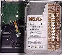 MDD MAXDIGITALDATA 2TB 7200RPM 128MB Cache SAS 6Gb/s 3.5inch Internal Enterprise Hard Drive (MD2TSAS12872E) - [NOT a SATA HDD] (Renewed)