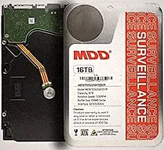 MDD MAXDIGITALDATA (MDD16TSATA25672DVR 16TB 7200RPM 256MB Cache SATA 6.0Gb/s 3.5inch Internal Surveillance Hard Drive - 3 Years Warranty (Renewed)