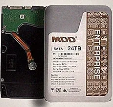MDD (MDD24TSATA51272E) 24TB 7200RPM 512MB Cache SATA 6.0Gb/s 3.5inch Internal Enterprise Hard Drive - 5 Years Warranty (Renewed)