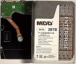 MDD (MDD26TSATA51272E) 26TB 7200RPM 512MB Cache SATA 6.0Gb/s 3.5inch Internal Enterprise Hard Drive - 5 Years Warranty (Renewed)