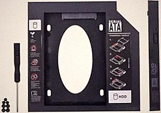 Memoz 2.5'' SSD HDD Caddy Tray Case Enclosure for Laptop CD DVD 2nd HDD Optibay 9.5mm SATA 3.0