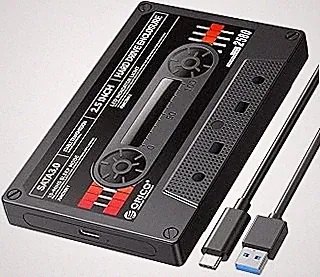 ORICO 2.5 Hard Drive Enclosure USB C to SATA III for 2.5inch SSD HDD 9.5mm 7mm External Hard Drive Case Max 6TB Compatible with WD Seagate Toshiba Samsung Hitachi PS5 Xbox[UASP Supported]