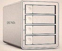 ORICO 4-Bay RAID External Hard Drive Enclosure USB 3.0 for 2.5/3.5 Inch SATA HDD/SSD, Supports Up to 22TB, RAID 0/1/3/5/10/JBOD, 5Gbps Transfer, Silent Cooling Fan