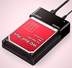 ORICO External USB 3.0 to SATA Hard Drive Lay-Flat Docking Station for 2.5 or 3.5in HDD, SSD Up to 24TB [Support UASP]