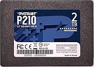 Patriot P210 2TB Internal SSD - SATA 3 2.5" - Solid State Drive - P210S2TB25