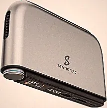 PocketCloud Portable NAS, M.2 NVMe & SD Card Slots, Up to 8TB Capacity (Diskless), One-Click Backup, Wi-Fi 6 Support, LCD Display & App Control, Dual 3200mAh Batteries for Outdoor Use