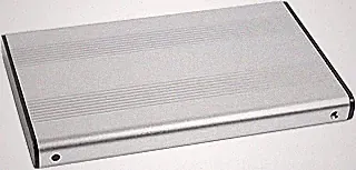 POENVFPO Hard Drive Enclosure 2.5in Hot Swappable Aluminum Housing for 5Gbps Transmission, USB 3.0 Port External HDD Case for Data Storage (Silver)