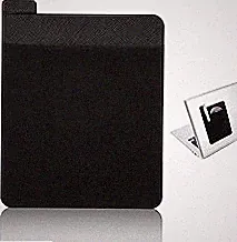 Portable External Hard Drive Carrying Case for Laptop, Adhesive Pouch Holder for Laptop Compatible with External 2.5" HDD, SSD, Magic Mouse, USB Cable and More, Black