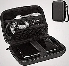 ProCase Hard Drive Case for Canvio Basics Western Digital WD Elements My Passport Seagate Portable Backup Plus Slim 1TB 2TB 3TB 4TB USB 3.0, 2.5”, Samsung T9 Portable External Hard Drive Case -Black