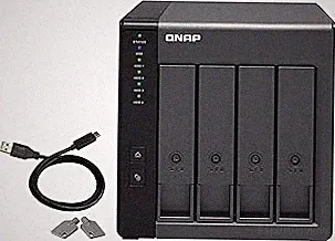 QNAP TR-004 4 Bay USB Type-C Direct Attached Storage (DAS) with hardware RAID (Diskless)