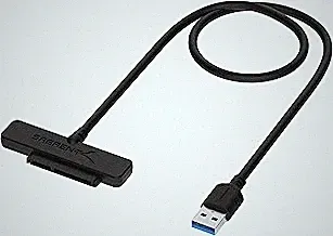 SABRENT USB 3.0 to 2.5” SATA Adapter Cable for SSD & Laptop HDD, UASP Support, 5Gbps Data Transfer, USB-Powered (No External Power), Compatible with SATA I/II/III Drives (EC-SSHD)