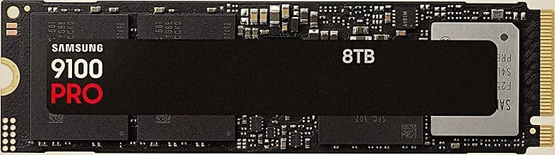 Samsung SSD 9100 PRO 8TB, PCIe 5.0x4 M.2 2280, Seq. Read Speeds Up to 14,800MB/s, Best for AI Computing, Gaming, and Heavy Duty Workstations (MZ VAP8T0B/AM)