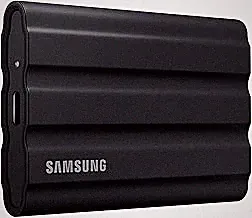 Samsung T7 Shield 1TB, up to 1050MB/s, USB 3.2 Gen2, Rugged, IP65 Rated, for Photographers, Content Creators and Gaming, Portable External Solid State Drive (MU-PE1T0S/AM, 2022), Black