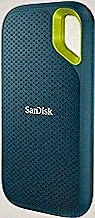 SANDISK 2 TB Extreme tragbare SSD – bis zu 1050 MB/s, USB-C, USB 3.2 Gen 2, IP65 wasser- und staubabweisend, aktualisierte Firmware, Monterey – externes Solid-State-Laufwerk – SDSSDE61-2T00-G25M