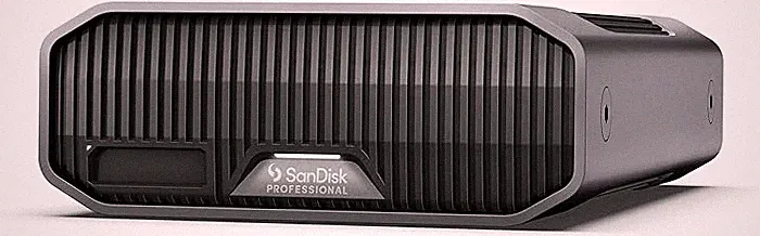 SanDisk Professional 8TB G-Drive Project - External HDD, Thunderbolt 3, USB (10Gbps), 7200RPM Ultrastar Hard Drive, Up to 250MB/s Read - SDPHG1H-008T-NBAAD
