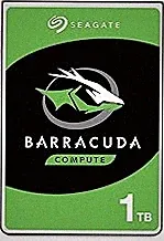 Seagate BarraCuda 1 TB Internal Hard Drive HDD – 3.5 Inch SATA 6 Gb/s, 7,200 RPM, 64 MB Cache for Computer Desktop PC (ST1000LM048)