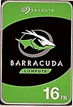 Seagate Barracuda 16TB Internal Hard Drive, 7200 U/Min, 512MB Cache, SATA 6Gb/s, 3.5" (ST16000DM001)