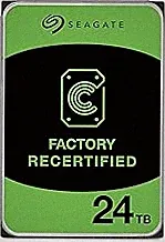 Seagate Exos ST24000NM000C 24TB 7.2K RPM SATA 6Gb/s 512e 3.5in Enterprise Hard Drive (Renewed)