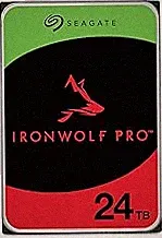Seagate IronWolf Pro 24TB Enterprise NAS Internal HDD Hard Drive – CMR 3.5 Inch SATA 6Gb/s 7200 RPM 512MB Cache for RAID Network Attached Storage, Rescue Services (ST24000NT002)