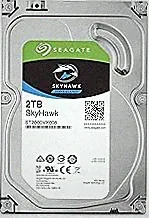 Seagate Skyhawk 2TB Internal Hard Drive, 3.5 Inch SATA 6Gb/s HDD for DVR & NVR Surveillance Systems, 24/7 Recording, Model ST2000VX007 (M. Refurbished)