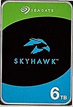 Seagate SkyHawk 6TB Surveillance Internal Hard Drive HDD – 3.5 Inch SATA 6GB/s 256MB Cache for DVR NVR Security Camera System with Drive Health Management – Frustration Free Packaging (ST6000VX001)