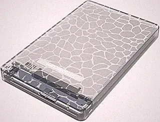 Simplecom SE101 Compact Tool-Free 2.5'' SATA to USB 3.0 HDD/SSD Enclosure Transparent Clear