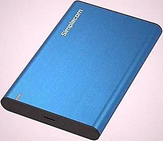 Simplecom SE221 Aluminium 2.5'' SATA HDD/SSD to USB 3.1 Enclosure Blue
