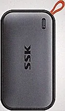 SSK External SSD 250GB, USB C SSD External Solid State Drives up to 1050MB/s, Portable SSD USB 3.2 Gen2 for iPhone 15/Pro, Windows, Mac, Android Phones and Tablets