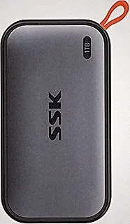 SSK Portable SSD 1TB External Solid State Drives, up to 1050MB/s USB C SSD External Hard Drive USB 3.2 Gen2 for iPhone 15/Pro, Windows, Mac, Android Phones and Tablets